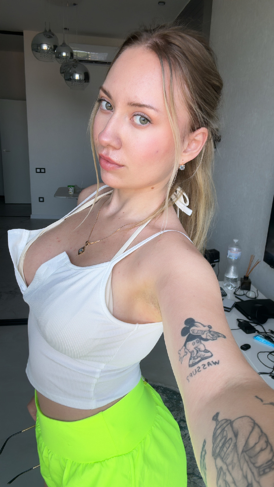 KateV in her underwear in Roseau