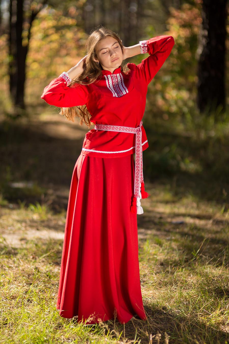 Underwear Women in Slavic costumes in Roseau