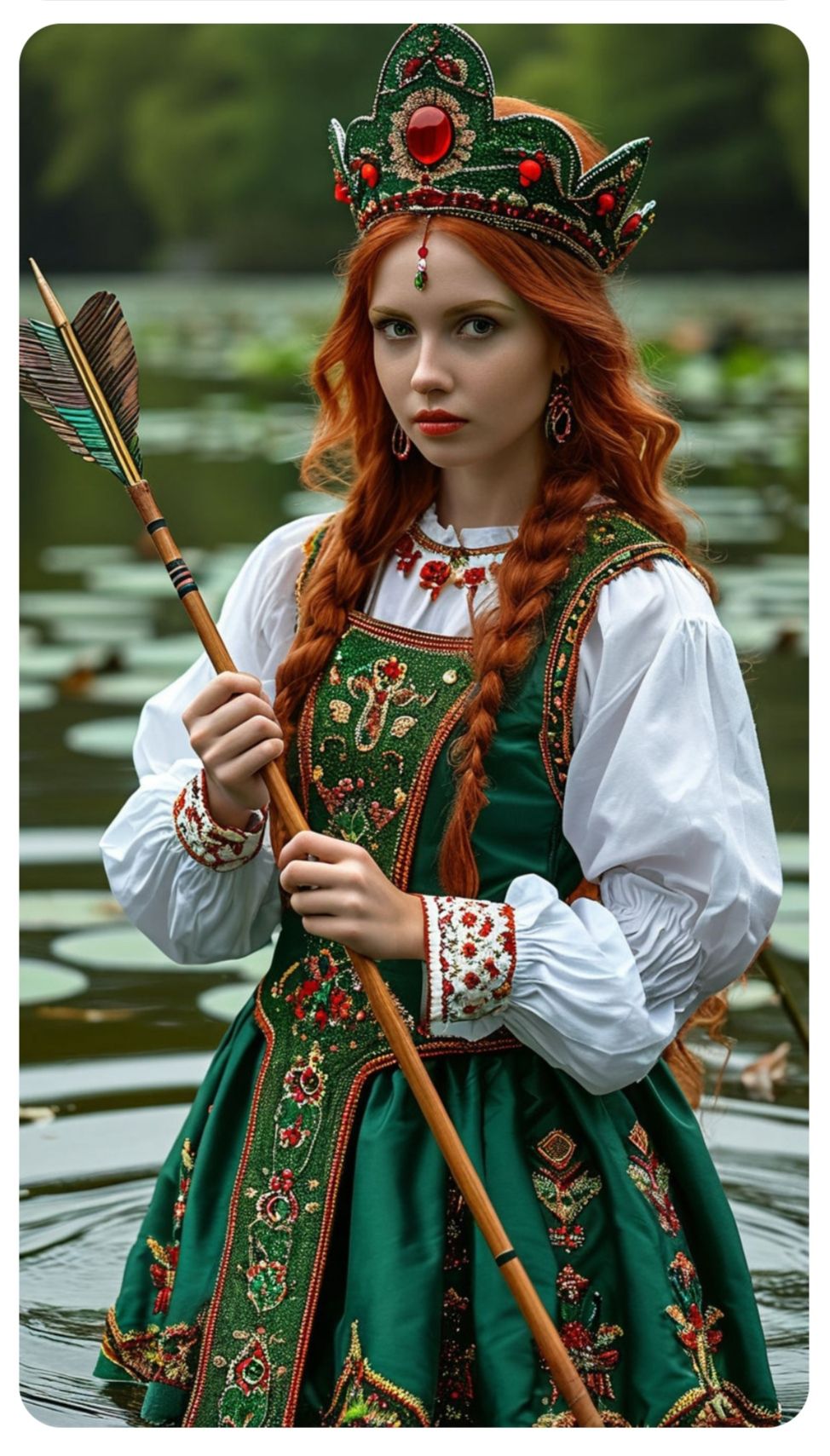 Nude girl Girls in Slavic costumes in Roseau
